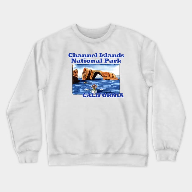 Channel Islands National Park, California Crewneck Sweatshirt by MMcBuck